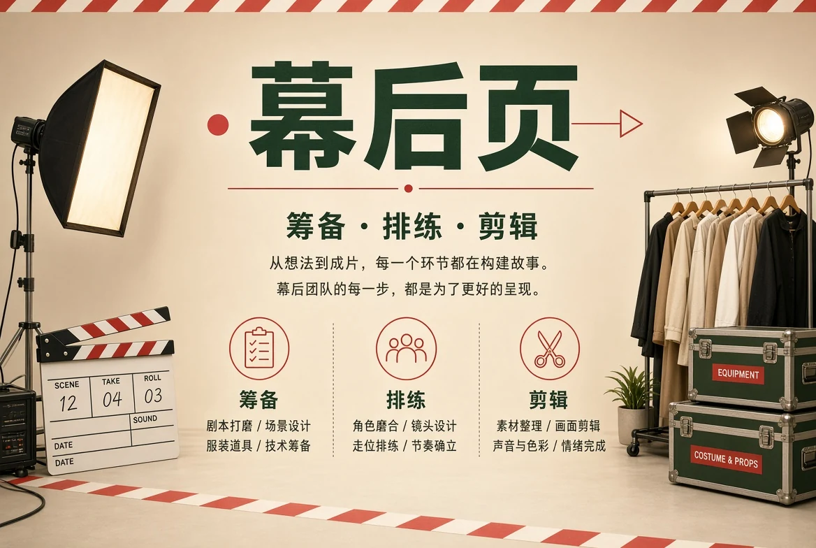 幕后记录制作知识视觉
